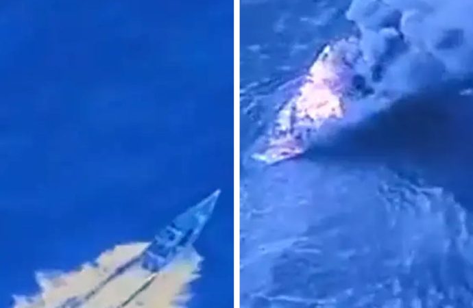 ভেনেজ়ুয়েলার জলসীমায় মার্কিন হামলা: আকাশপথে জলযান উড়িয়ে দেওয়ায় নিহত ৪ জন