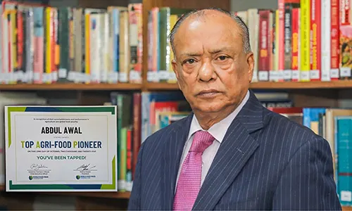 কৃষিতে উদ্ভাবন ও খাদ্য নিরাপত্তায় ভূমিকার জন্য ওয়ার্ল্ড ফুড প্রাইজ ফাউন্ডেশনের পুরস্কার পেলেন আবদুল আউয়াল মিন্টু