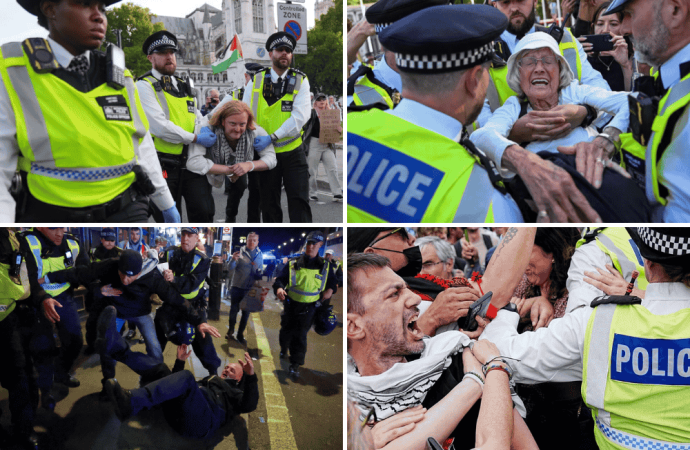 Defiant activists gather in Tavistock Square to back outlawed Palestine Action; mass arrests spark free-speech outrage