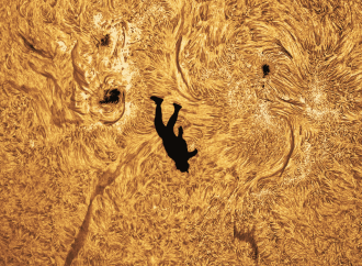 After six jumps and months of calculations, Andrew McCarthy nails the most jaw-dropping photograph in astrophotography history.