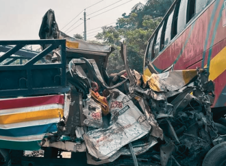 কাহারোল দশমাইলে ভয়াবহ সংঘর্ষ