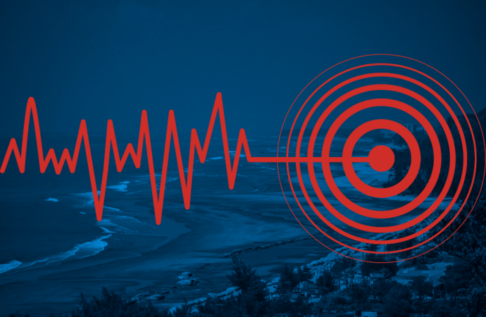 বৃহস্পতিবার ভোররাতে বঙ্গোপসাগরে  ৪ মাত্রার ভূমিকম্প