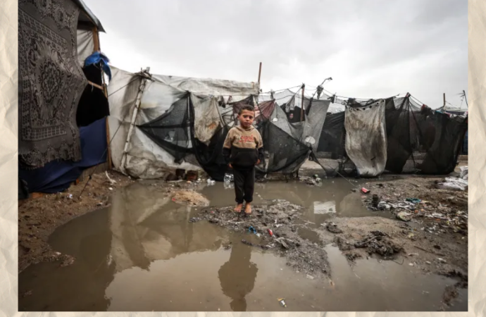 Heavy rains flood Gaza tents, ruining belongings and raising disease risks as winter nears.
