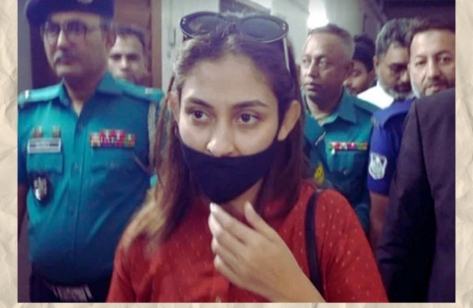 ২৭ লাখ টাকা আত্মসাৎ মামলায় ঢাকার আদালতে হাজির হয়ে জামিন পেলেন অভিনেত্রী মেহজাবীন চৌধুরী ও তার ভাই