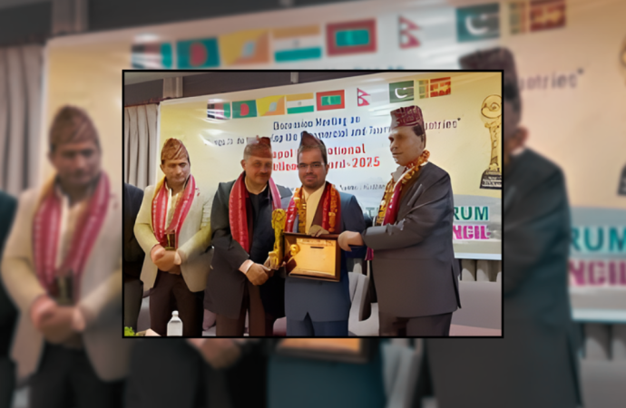 নেপাল ইন্টারন্যাশনাল এক্সিলেন্স অ্যাওয়ার্ডে সম্মানিত রাবির সাবেক শিক্ষার্থী নাসিম