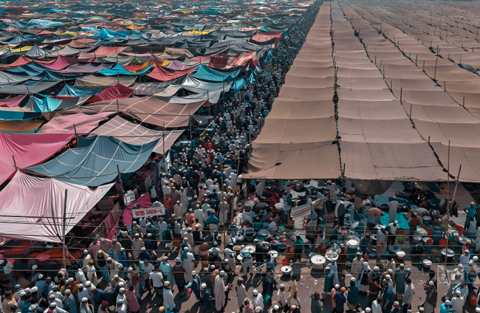 টঙ্গীতে লাখো মানুষের অংশগ্রহণে আখেরি মোনাজাত
