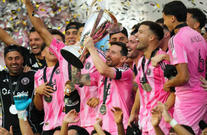 ইন্টার মায়ামির শোকেসে প্রথম এমএলএস কাপ