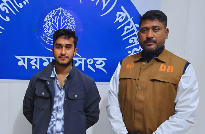 ময়মনসিংহে দিপু দাস হ’ত্যা: উসকানিদাতা রাজিবকে গ্রে’প্তার করেছে আইন-শৃঙ্খলা বাহিনী