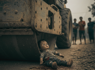 উন্নয়নের চাকার নিচে পিষ্ট শৈশব