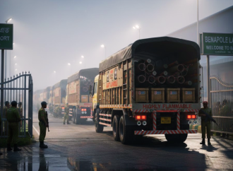 মধ্যপাড়া পাথর খনি প্রকল্পের জন্য ভারত থেকে এলো ১২৫ টন বিস্ফোরক