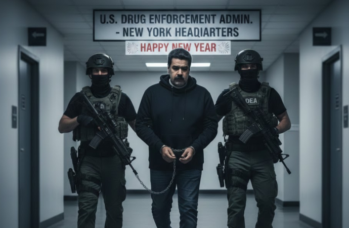 হোয়াইট হাউসের ভিডিওতে বন্দি মাদুরো: হ্যান্ডকাফ পরা অবস্থায় নিউইয়র্কে ‘পার্প ওয়াক’