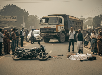 রাজবাড়ীতে ট্রাকের ধাক্কায় দুই কিশোর নিহত; এলাকায় শোকের ছায়া