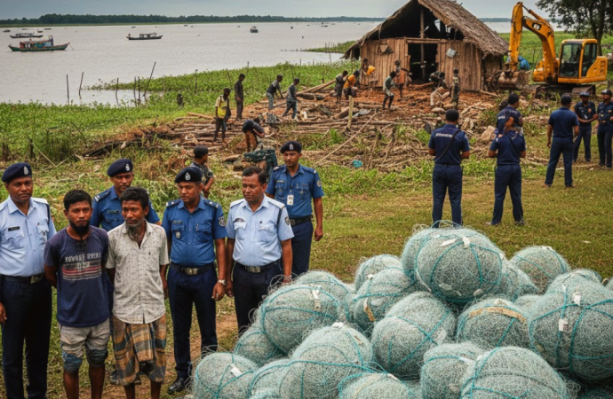 হাওর ও জলাভূমি দখল এবং অবৈধ মাছ শিকার করলেই ২ বছরের কারাদণ্ড; নতুন আইন কার্যকর