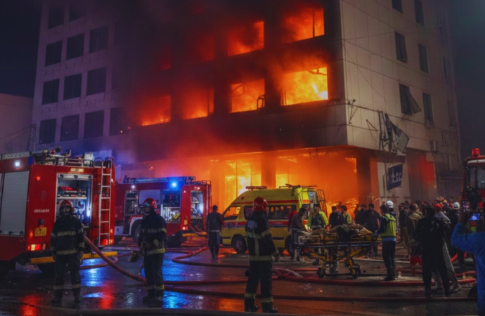 লাহোরে হোটেল অগ্নিকাণ্ড: প্রাণহানি ও উদ্ধার তৎপরতা