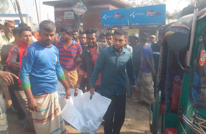 বগুড়ায় পরিবহন ব্যবসায়ীকে ছুরিকাঘাতে হত্যা: খুনিদের ধরতে পুলিশের চিরুনি অভিযান