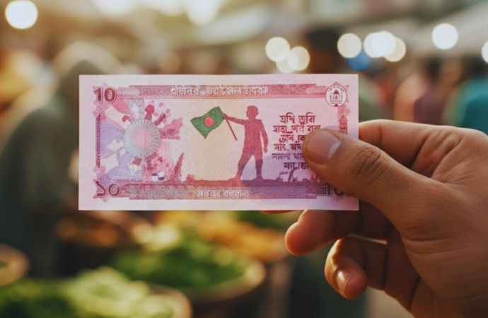 লেনদেনে নতুন মাত্রা: বাজারে এলো ১০ টাকার নতুন নোট