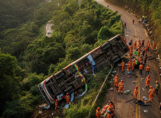 ব্রাজিলে ধর্মীয় উৎসব থেকে ফেরার পথে মর্মান্তিক বাস দুর্ঘটনা: নিহত অন্তত ১৬ জন