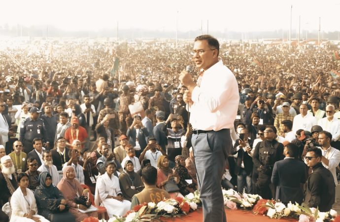 খুলনা থেকে যশোরে তারেক রহমান: উত্তাল জনসমুদ্রে পরিবর্তনের ডাক