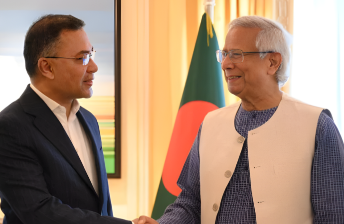 তারেক রহমানকে প্রধান উপদেষ্টা প্রফেসর মুহাম্মদ ইউনূসের অভিনন্দন: জাতীয় ঐক্যের ডাক