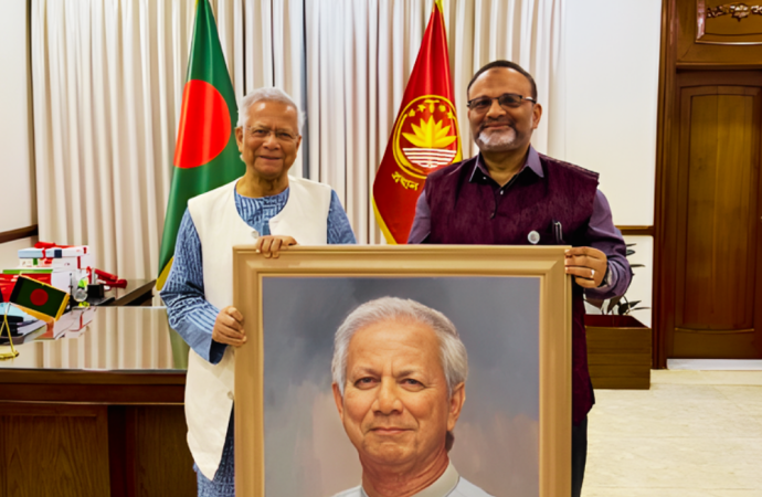 প্রধান উপদেষ্টার সঙ্গে ঢাবি উপাচার্য অধ্যাপক ড. নিয়াজ আহমদ খানের সৌজন্য সাক্ষাৎ