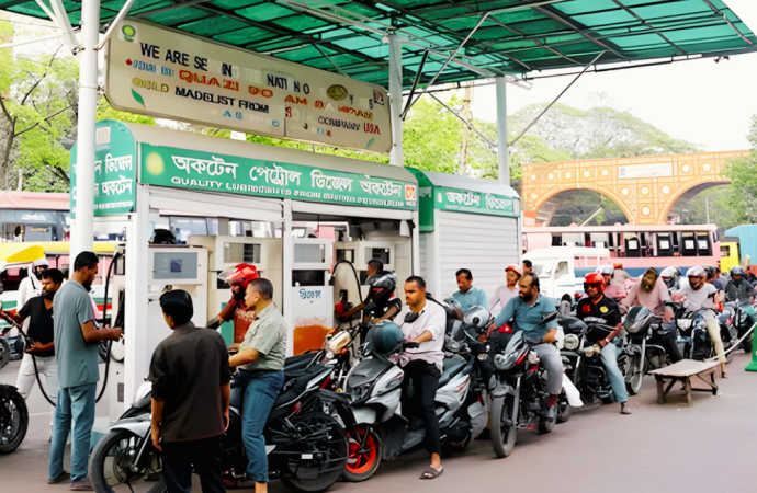 রাজধানীর পাম্পগুলোতে জ্বালানি তেলের হাহাকার; ব্যাংক বন্ধ থাকায় ব্যাহত হচ্ছে সরবরাহ, ভোগান্তিতে চালকরা