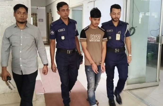 ব্রাহ্মণবাড়িয়ার আখাউড়ায় যৌতুকের দাবিতে স্ত্রীর চুল কেটে নির্যাতনের ঘটনায় অভিযুক্ত স্বামী দীন ইসলাম দেলুকে নরসিংদী থেকে গ্রেফতার করেছে পুলিশ।