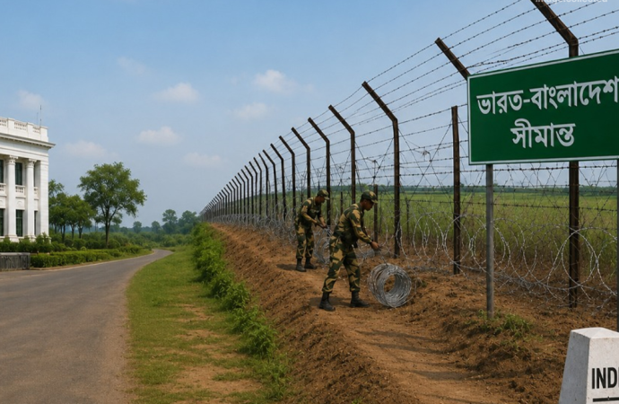 সীমান্তে কাঁটাতারের জন্য বিএসএফকে জমি দিচ্ছে পশ্চিমবঙ্গ: শুভেন্দু অধিকারীর প্রথম ক্যাবিনেট বৈঠকের ৬ বড় সিদ্ধান্ত