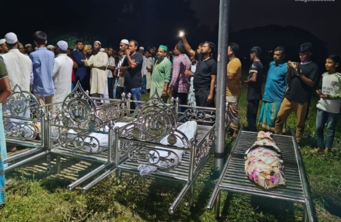 রায়পুরের সেই বর্বরোচিত ট্র্যাজেডি, কুমিল্লার হোমনায় পাশাপাশি ৪ কবরে চিরনিদ্রায় মা ও তিন মেয়ে, বাকরুদ্ধ একমাত্র সন্তান সিফাত