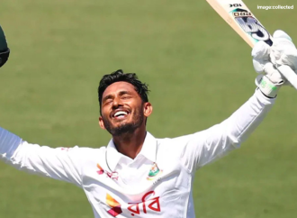 ডারউইন টেস্ট: তানজিদ তামিমের ঐতিহাসিক শতক ও শান্তর ফিফটি, ১৫৩ রানের বড় লিডে দ্বিতীয় দিন শেষ করল বাংলাদেশ